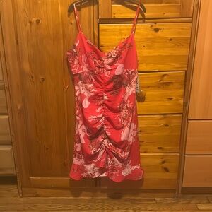 Guess Sweet Temptation Print Red Dress